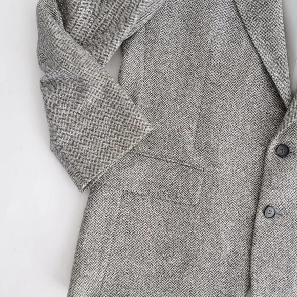 Tip Top Tailor Grey  63% Wool Tweed Sports Jacket Blazer - Picture 12 of 15